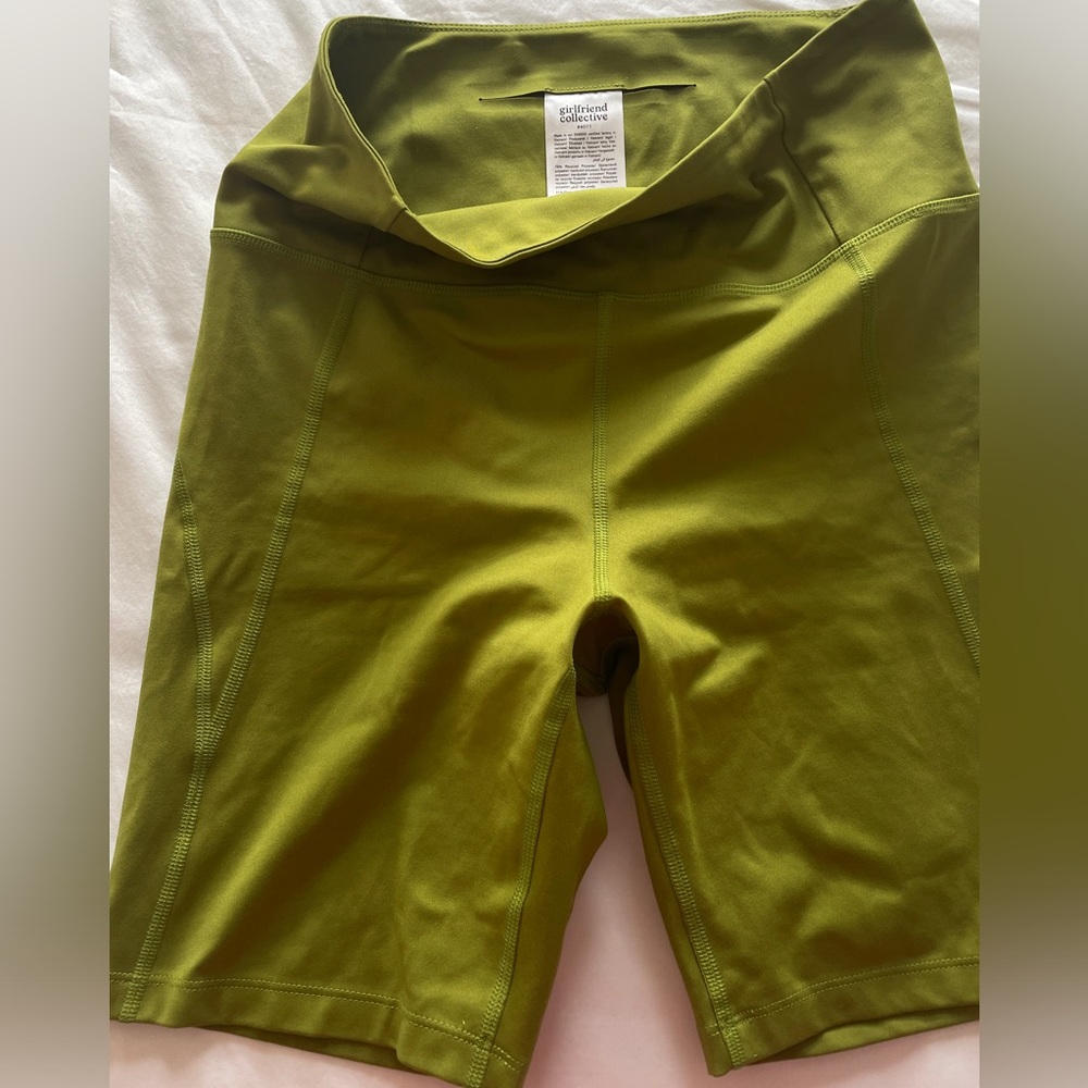 SOLD Girlfriend Collective High Rise Bike Shorts. Great condition